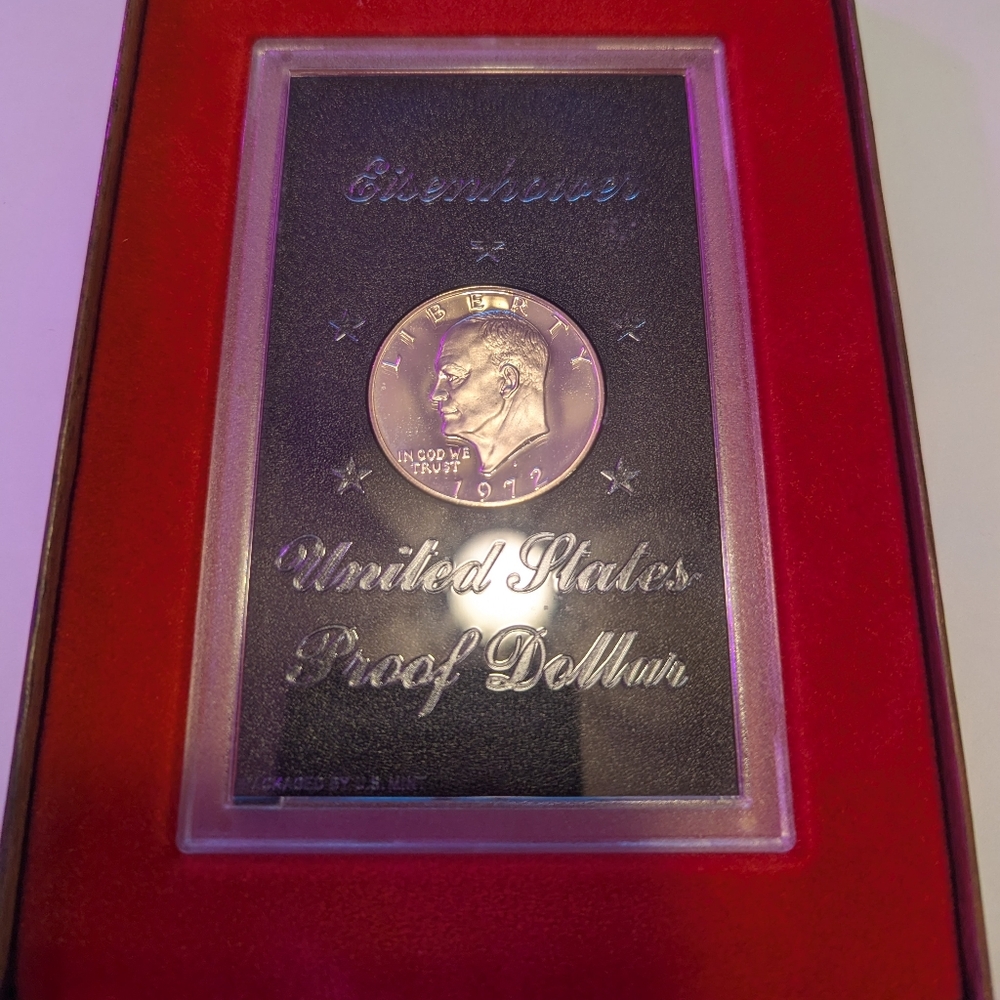 1972 S Eisenhower United States Silver Proof Dollar Coin